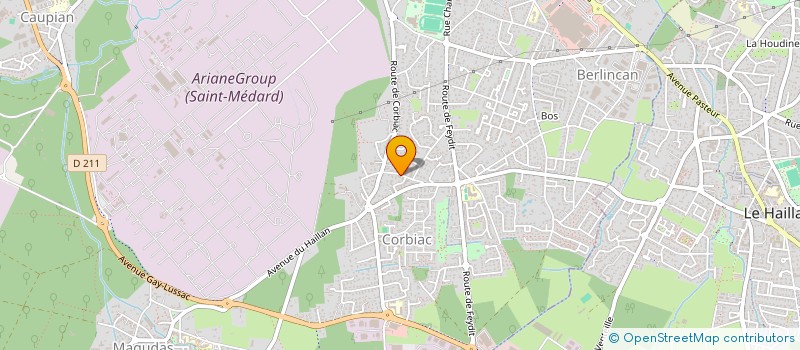 localisation de l'entreprise MADAME MELODIE GARCIA  SAINT-MEDARD-EN-JALLES