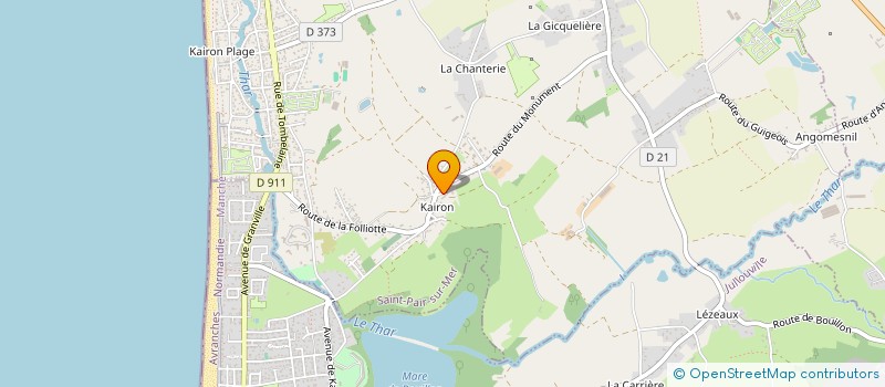 localisation de l'entreprise MADAME MELODIE GEROUARD à SAINT-PAIR-SUR-MER