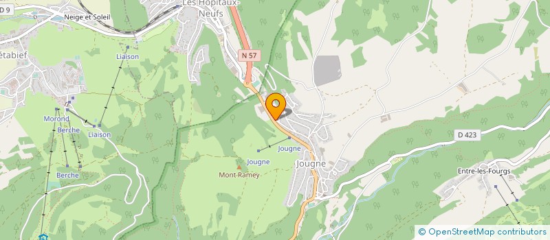 localisation de l'entreprise MADAME MELODIE GHNASSIA  JOUGNE