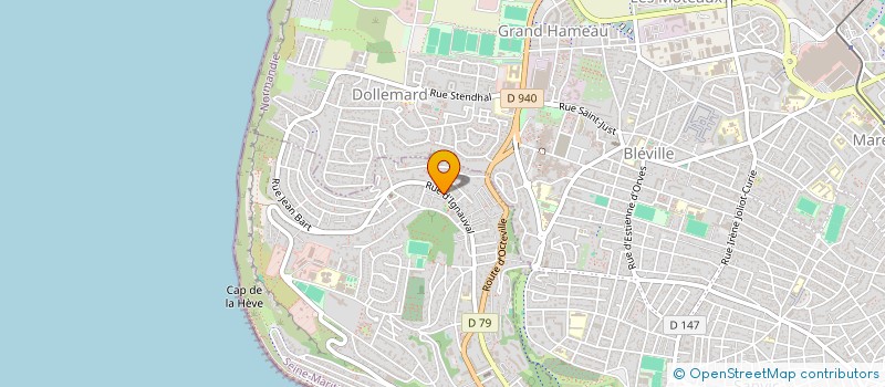 localisation de l'entreprise MADAME MELODIE GILLETTE  SAINTE-ADRESSE