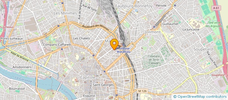 localisation de l'entreprise MADAME MELODIE GINESTES  TOULOUSE