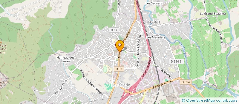 localisation de l'entreprise MADAME MELODIE GOUJON  LA FARLEDE