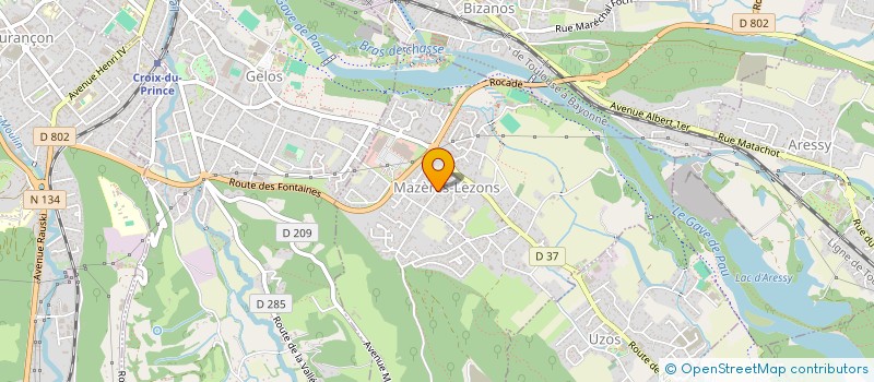 localisation de l'entreprise MADAME MELODIE HABY à MAZERES-LEZONS