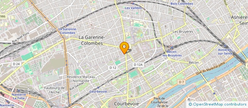 localisation de l'entreprise MADAME MELODIE JARROSSAY à COURBEVOIE