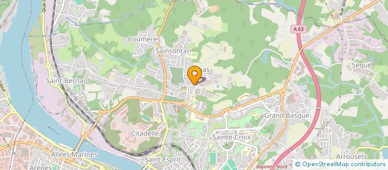 localisation de l'entreprise MADAME MELODIE JIMENEZ à BAYONNE