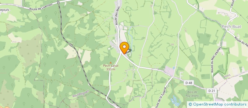 localisation de l'entreprise MADAME MELODIE JOUBERTON  REYREVIGNES