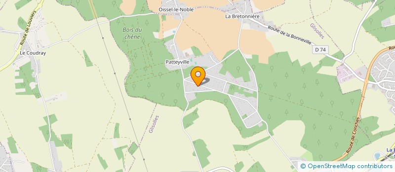 localisation de l'entreprise MADAME MELODIE JUMEAU  GLISOLLES