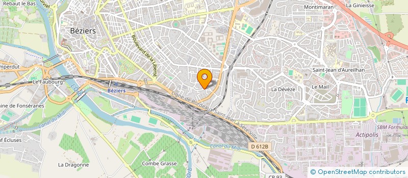 localisation de l'entreprise MADAME MELODIE LANDRY à BEZIERS