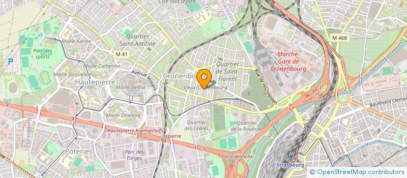 localisation de l'entreprise MADAME MELODIE LAPERDRIX à STRASBOURG