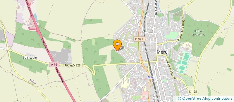 localisation de l'entreprise MADAME MELODIE LAPORT  MERU