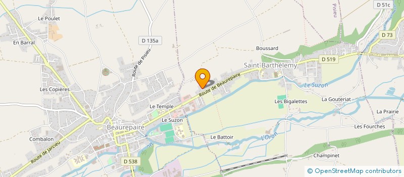 localisation de l'entreprise MADAME MELODIE LAPOSTOLLE  SAINT-BARTHELEMY