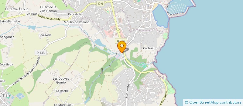 localisation de l'entreprise MADAME MELODIE LE GUILLOUX  BINIC-ETABLES-SUR-MER