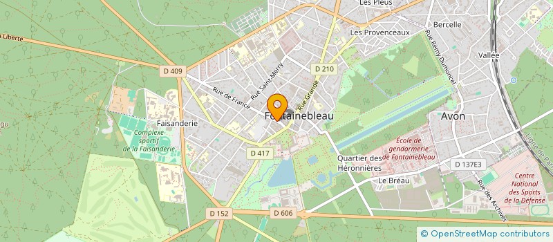 localisation de l'entreprise MADAME MELODIE LE LAY à FONTAINEBLEAU