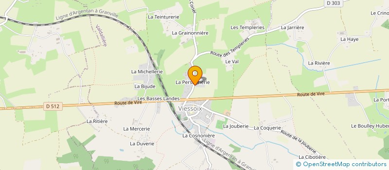 localisation de l'entreprise MADAME MELODIE LE SAULNIER à VALDALLIERE