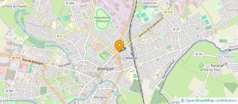 localisation de l'entreprise MADAME MELODIE LEAUDAIS à ALENCON