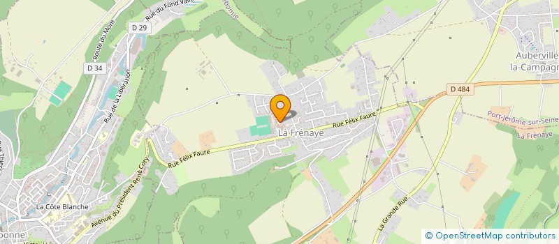 localisation de l'entreprise MADAME MELODIE LEMOINE  LA FRENAYE