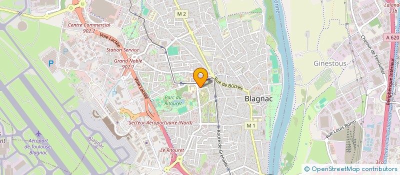 localisation de l'entreprise MADAME MELODIE LENEI  BLAGNAC