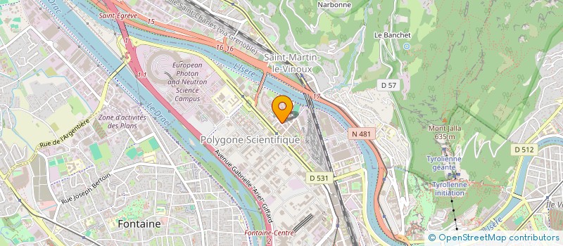 localisation de l'entreprise MADAME MELODIE LEONARD à GRENOBLE