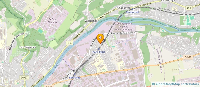 localisation de l'entreprise MADAME MELODIE LETIENNE  SAINT-OUEN-L'AUMONE