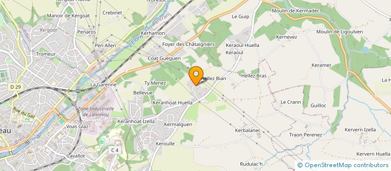 localisation de l'entreprise MADAME MELODIE LOMBARD  PENCRAN