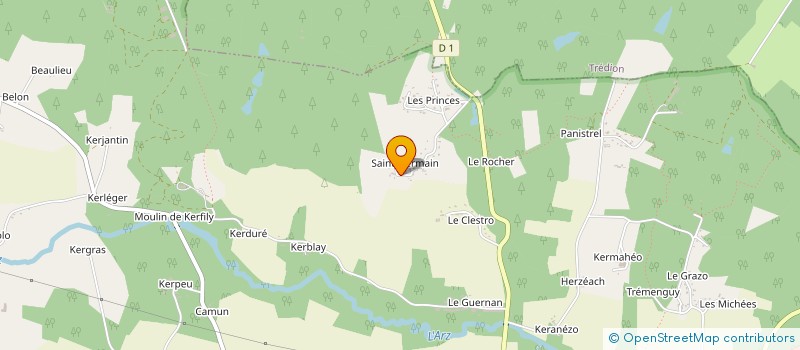 localisation de l'entreprise MADAME MELODIE LOPEZ  ELVEN