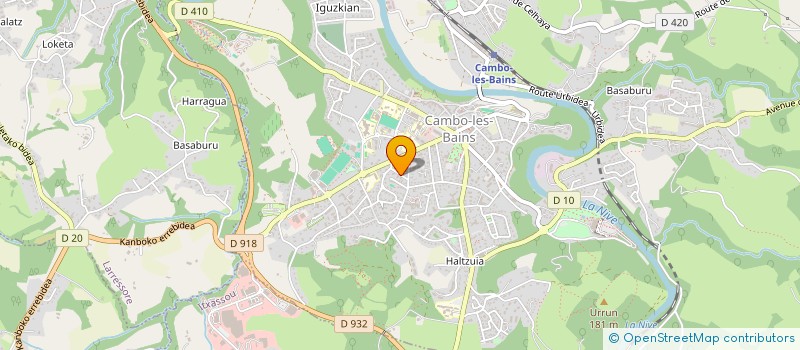 localisation de l'entreprise MADAME MELODIE-LOU AIT-HERROU  CAMBO-LES-BAINS