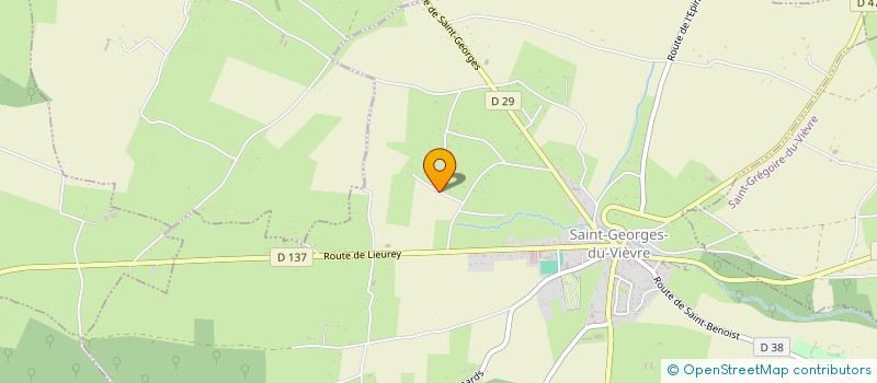 localisation de l'entreprise MADAME MELODIE MARIE  SAINT-GEORGES-DU-VIEVRE