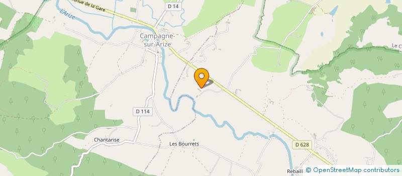 localisation de l'entreprise MADAME MELODIE MARTINEAU à LES BORDES-SUR-ARIZE