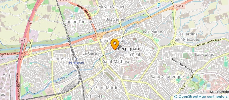 localisation de l'entreprise MADAME MELODIE MARTZOLFF  PERPIGNAN