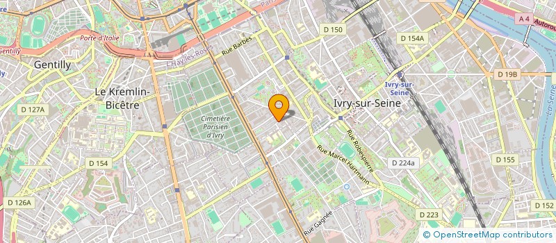 localisation de l'entreprise MADAME MELODIE MARY  IVRY-SUR-SEINE