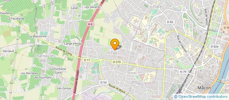 localisation de l'entreprise MADAME MELODIE MATHIVET  CHARNAY-LES-MACON