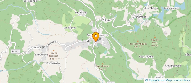 localisation de l'entreprise MADAME MELODIE MAZUBERT à SAINT-SYLVESTRE