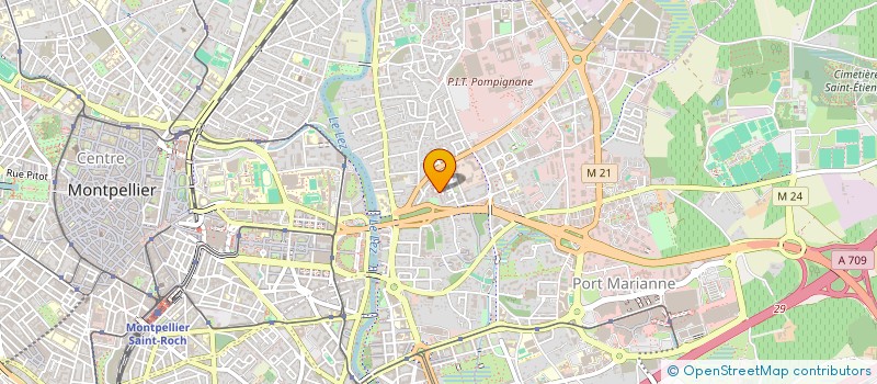 localisation de l'entreprise MADAME MELODIE MEDINA à MONTPELLIER