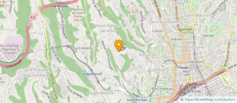 localisation de l'entreprise MADAME MELODIE MESTRES à NICE