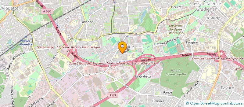 localisation de l'entreprise MADAME MELODIE MONDESIR à PESSAC