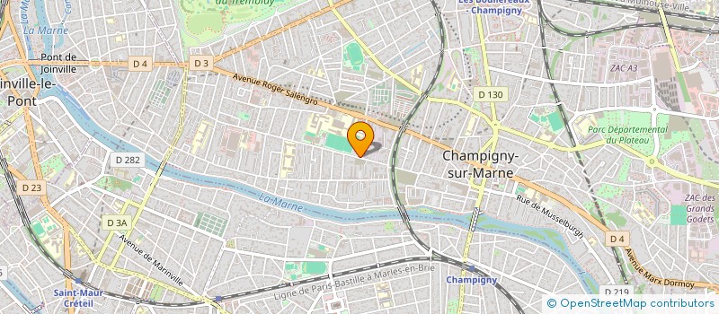 localisation de l'entreprise MADAME MELODIE MONOT  CHAMPIGNY-SUR-MARNE