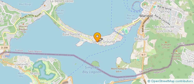 localisation de l'entreprise MADAME MELODIE MOREAU-REYNAUD  SAINT-MARTIN