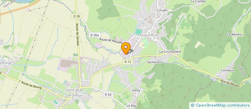 localisation de l'entreprise MADAME MELODIE PAUMARD  JUJURIEUX