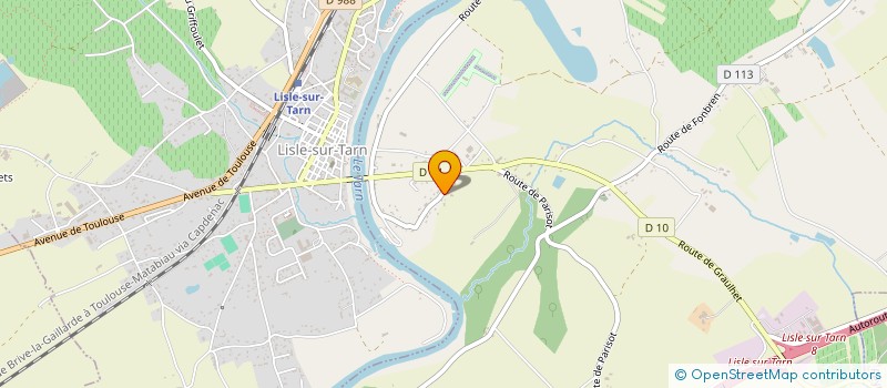 localisation de l'entreprise MADAME MELODIE PERREAU  BRENS