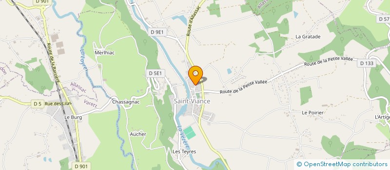 localisation de l'entreprise MADAME MELODIE PEYRAT  DONZENAC