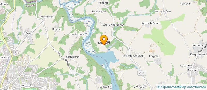 localisation de l'entreprise MADAME MELODIE PINGEOT  CAUDAN