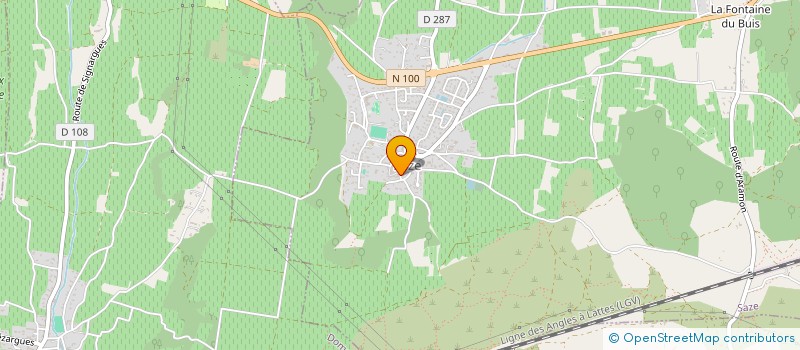 localisation de l'entreprise MADAME MELODIE POUJOL  SAZE