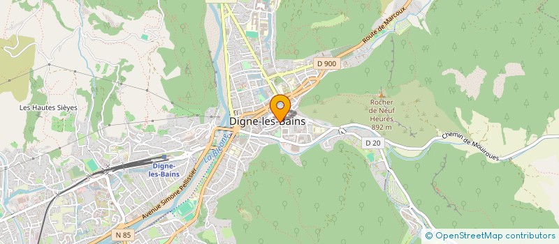 localisation de l'entreprise MADAME MELODIE POUYET à DIGNE-LES-BAINS