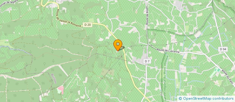 localisation de l'entreprise MADAME MELODIE RAMBAUD  BUISSON