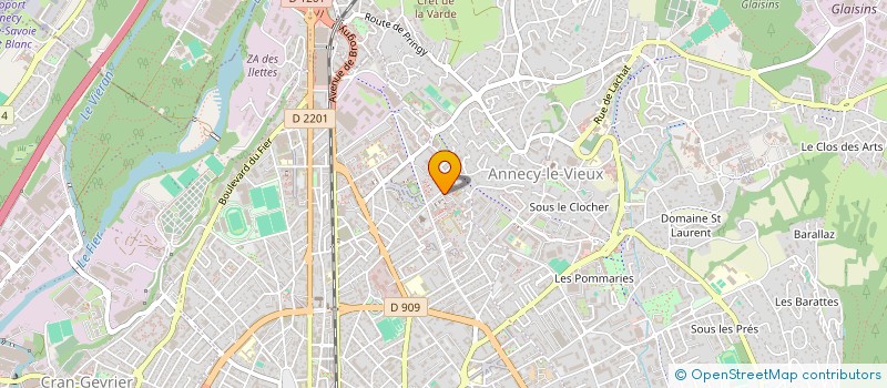 localisation de l'entreprise MADAME MELODIE RASSAT à ANNECY