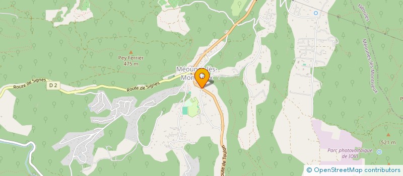 localisation de l'entreprise MADAME MELODIE RICOTTTA  MEOUNES-LES-MONTRIEUX