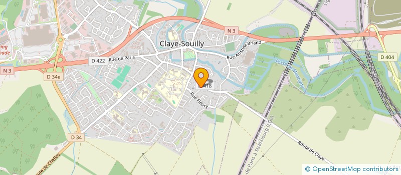 localisation de l'entreprise MADAME MELODIE ROSSI  CLAYE-SOUILLY