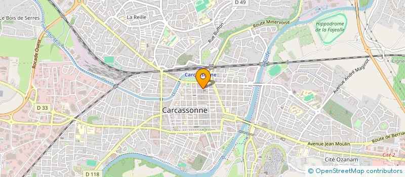 localisation de l'entreprise MADAME MELODIE ROUCH  CARCASSONNE