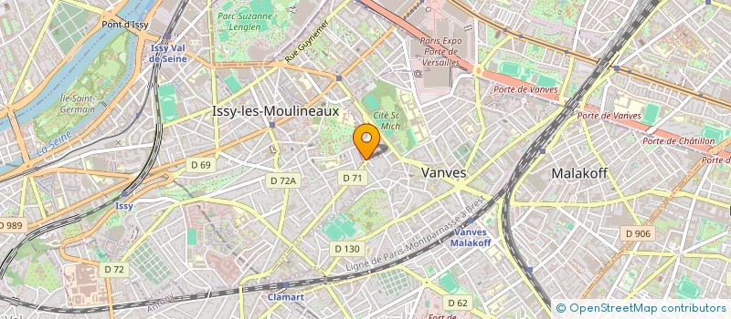 localisation de l'entreprise MADAME MELODIE SPERANDIO  VANVES