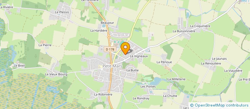 localisation de l'entreprise MADAME MELODIE TESSIER  PETIT-MARS